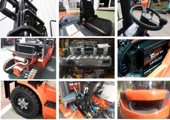 2 tons 2.5 tons diesel forklift